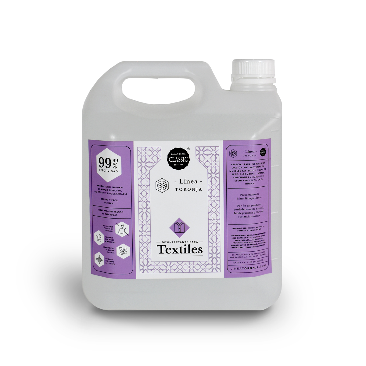 Desinfectante para Textil y Calzado Ágave - 250 ml.